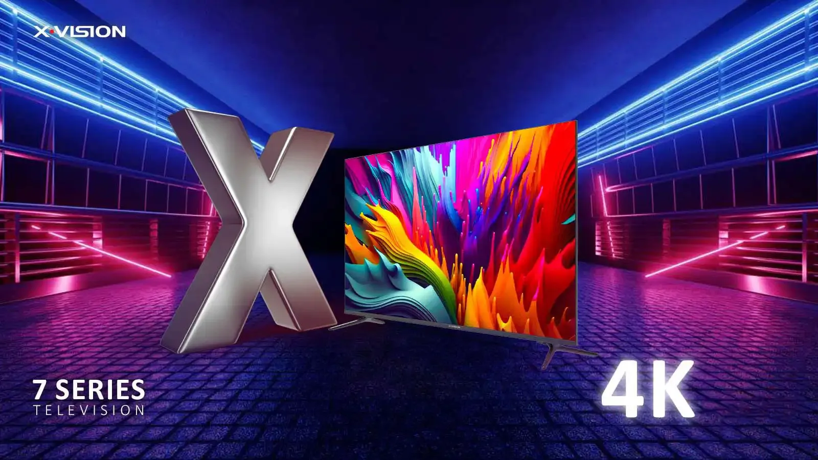 کیفیت تصویر تلویزیون 50 اینچ UHD 4K ایکس ویژن هوشمند سری 7 مدل XCU785